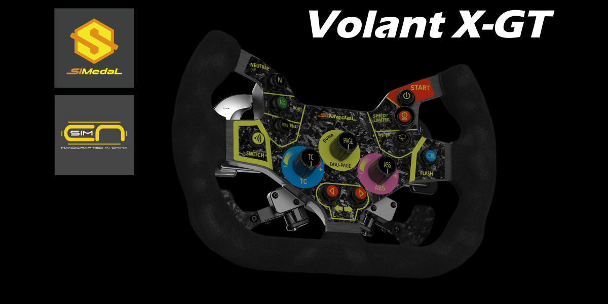 SIMedal : Présentation du volant X-GT